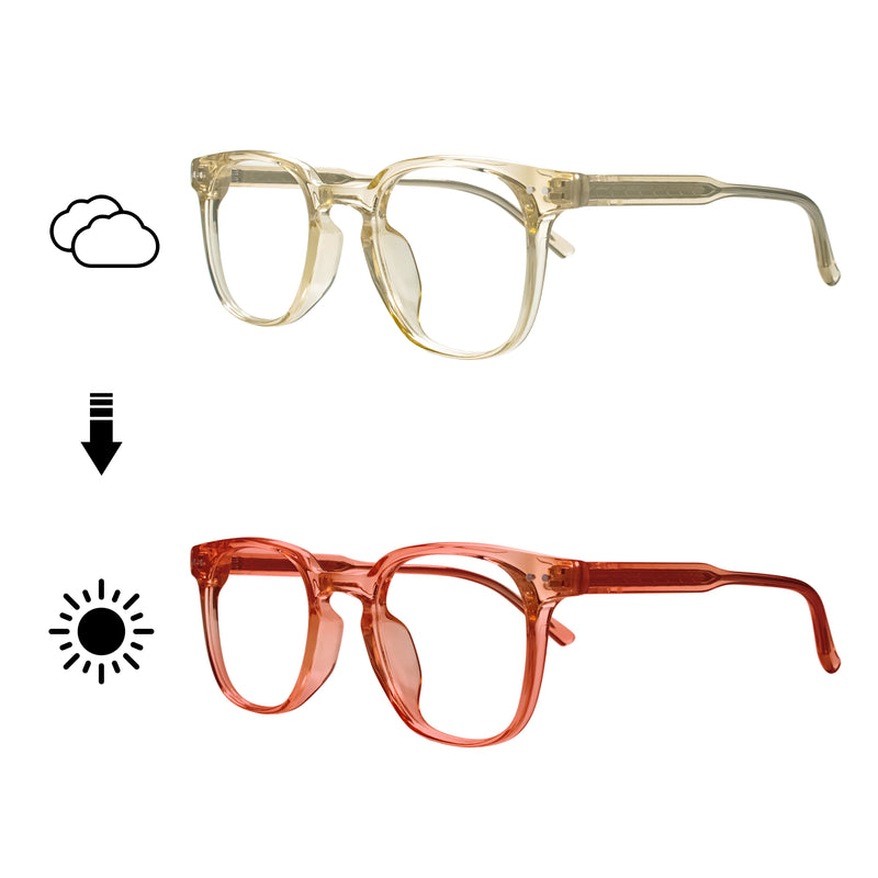 Jazmin Rectangle Transition Eyeglasses