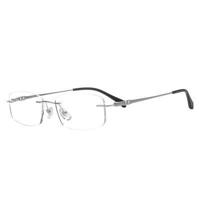 Mathew Rectangle Rimless Glasses