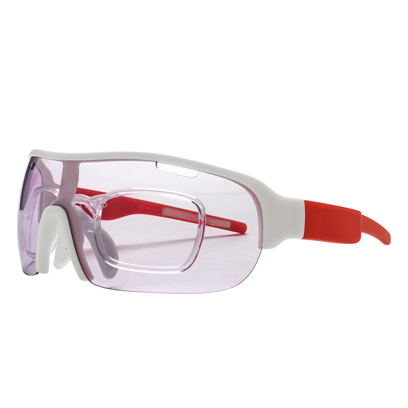 Jorge Rectangle Acetate Prescription Cycling Sport Sunglasses Kit