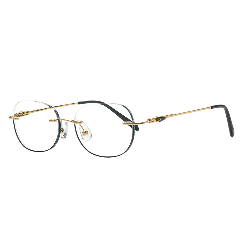 Yahya Oval Rimeless  Glasses