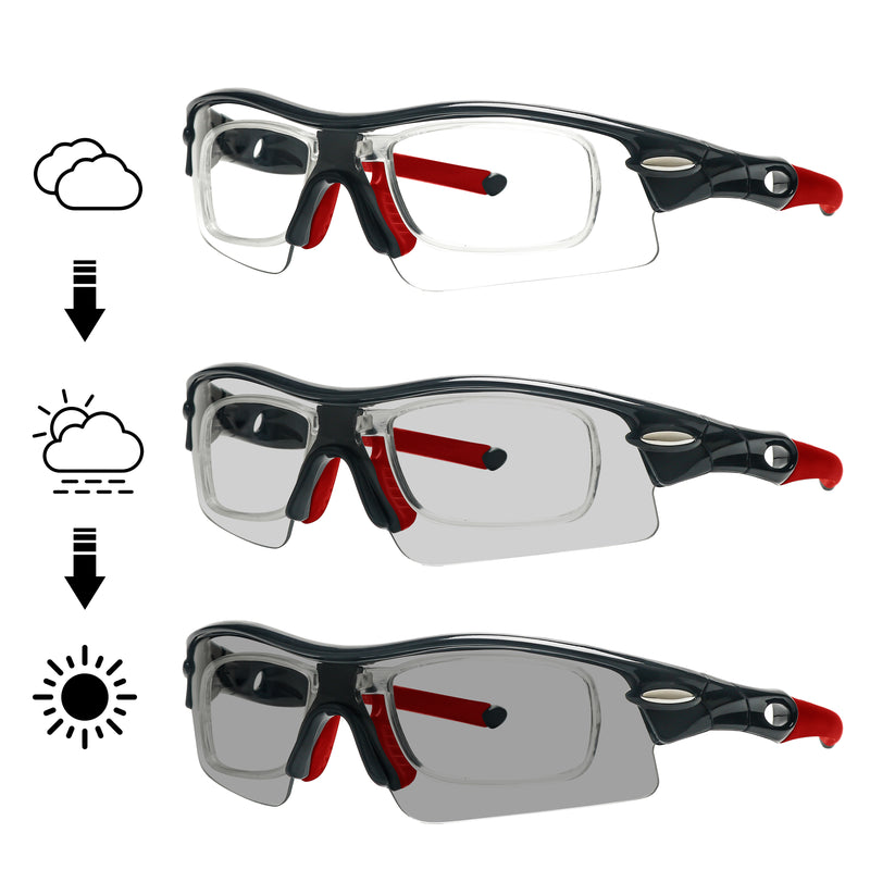 Zavier Prescription photochromic cycling Glasses