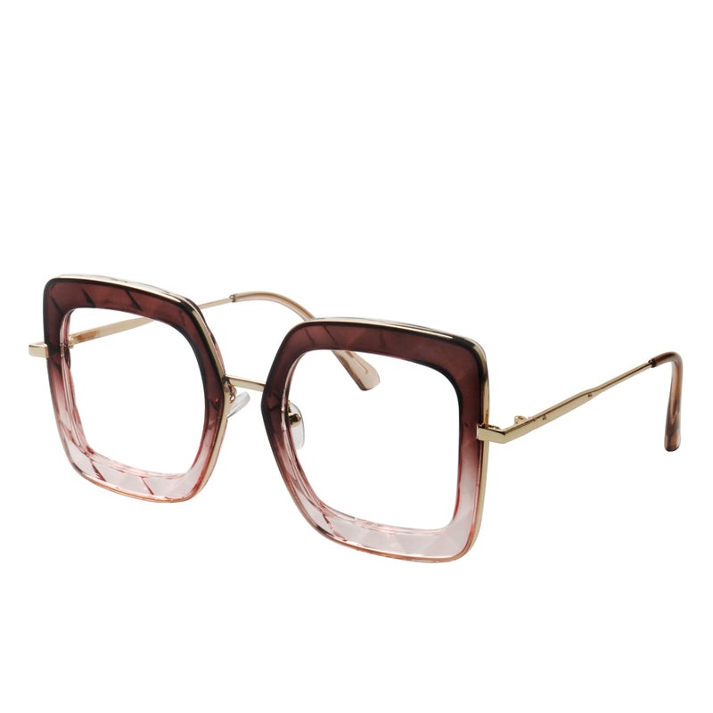 Emeri Geometric Full frame Acetate Eyeglasses