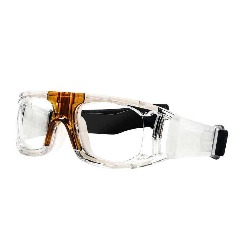 Hamza Rectangle Acetate Basketball Glasses