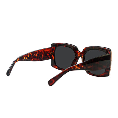 Elia Acetate Rectangle Sunglasses