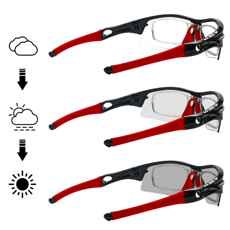 Zavier Prescription photochromic cycling Glasses