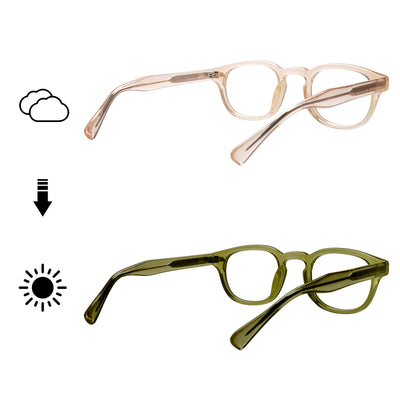 Ila Rectangle Transition Eyeglasses