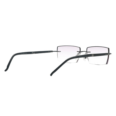 Rocky Rectangle Rimless Glasses