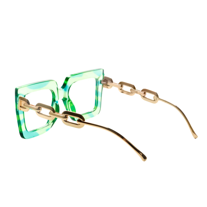 Frank Acetate Rectangle Glasses