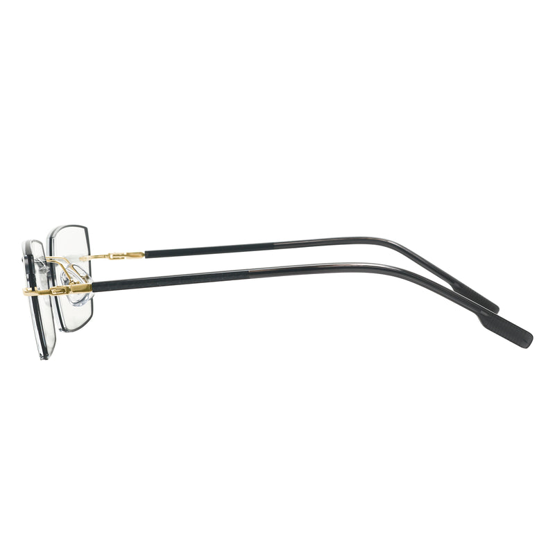 Jericho Rectangle Rimless Glasses