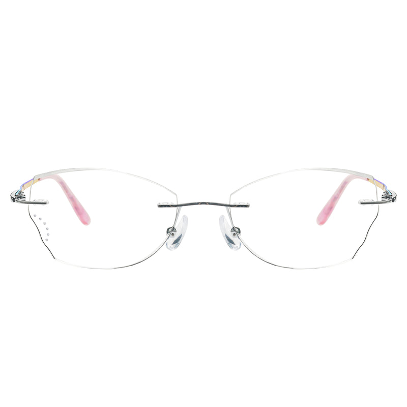 Jedidiah Geometric Rimeless Glasses