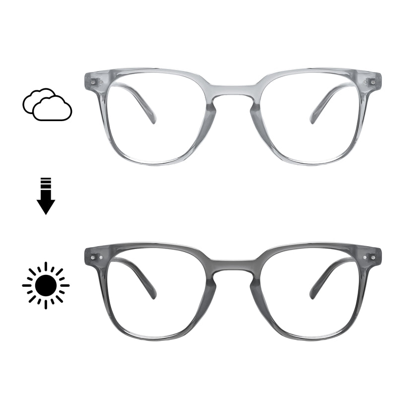 Jazmin Rectangle Transition Eyeglasses