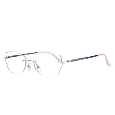 Jedidiah Geometric Rimeless Glasses