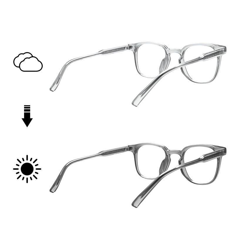 Jazmin Rectangle Transition Eyeglasses