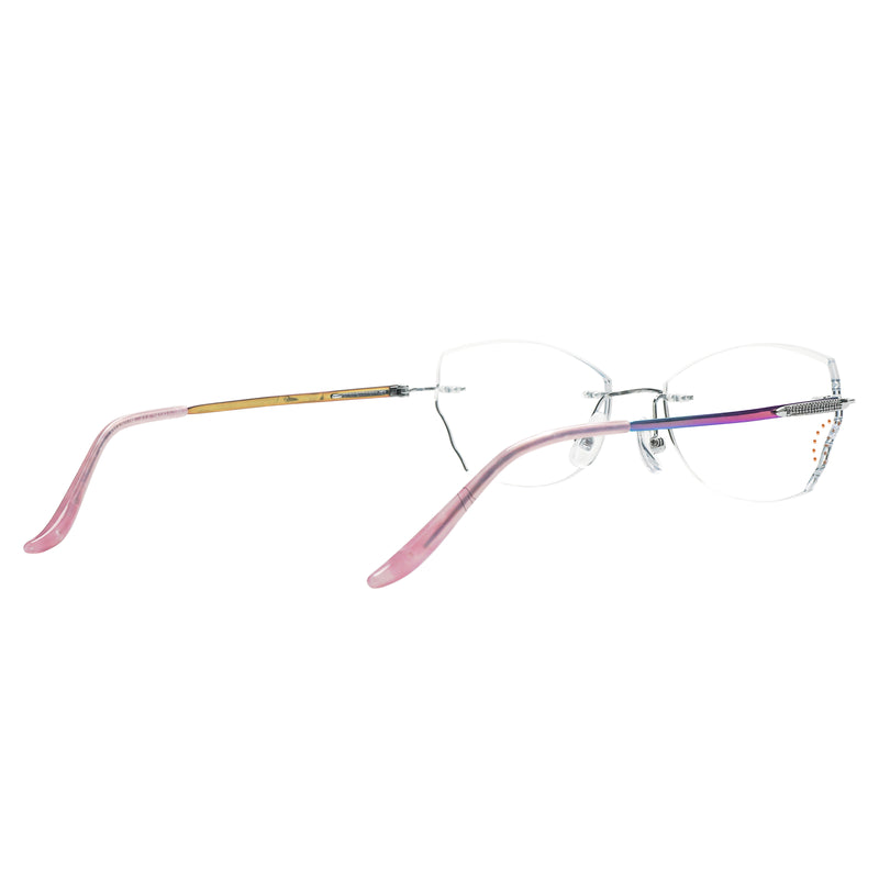 Jedidiah Geometric Rimeless Glasses