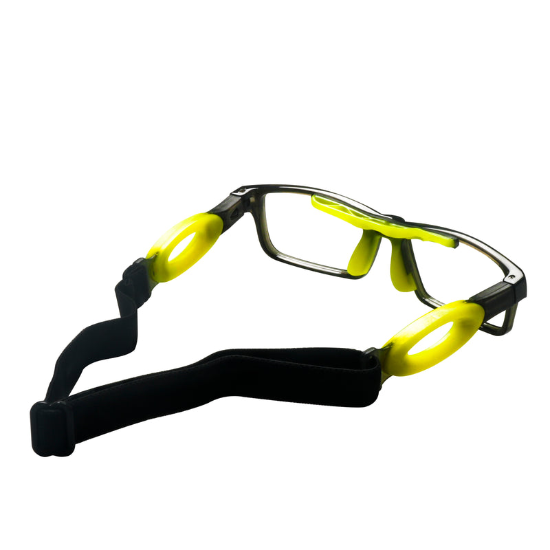 Nolan Rectangle Acetate Basketball Glasses