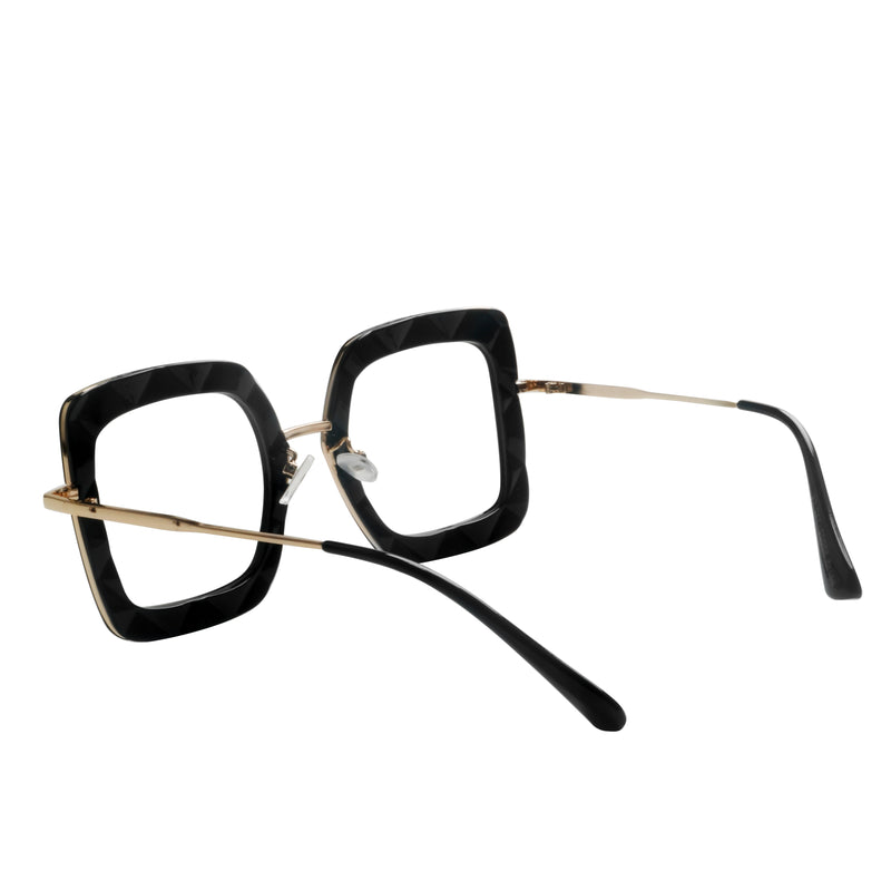 Emeri Geometric Full frame Acetate Eyeglasses