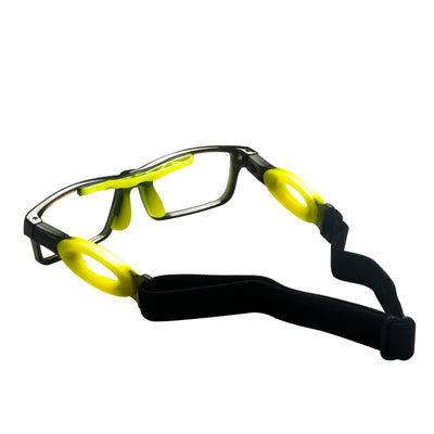 Nolan Rectangle Acetate Basketball Glasses