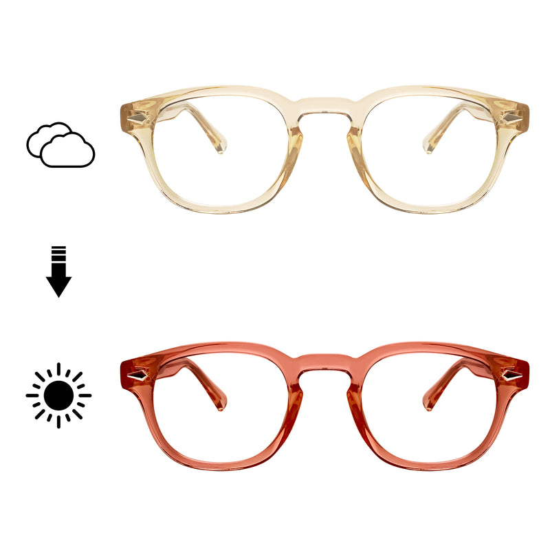 Ila Rectangle Transition Eyeglasses