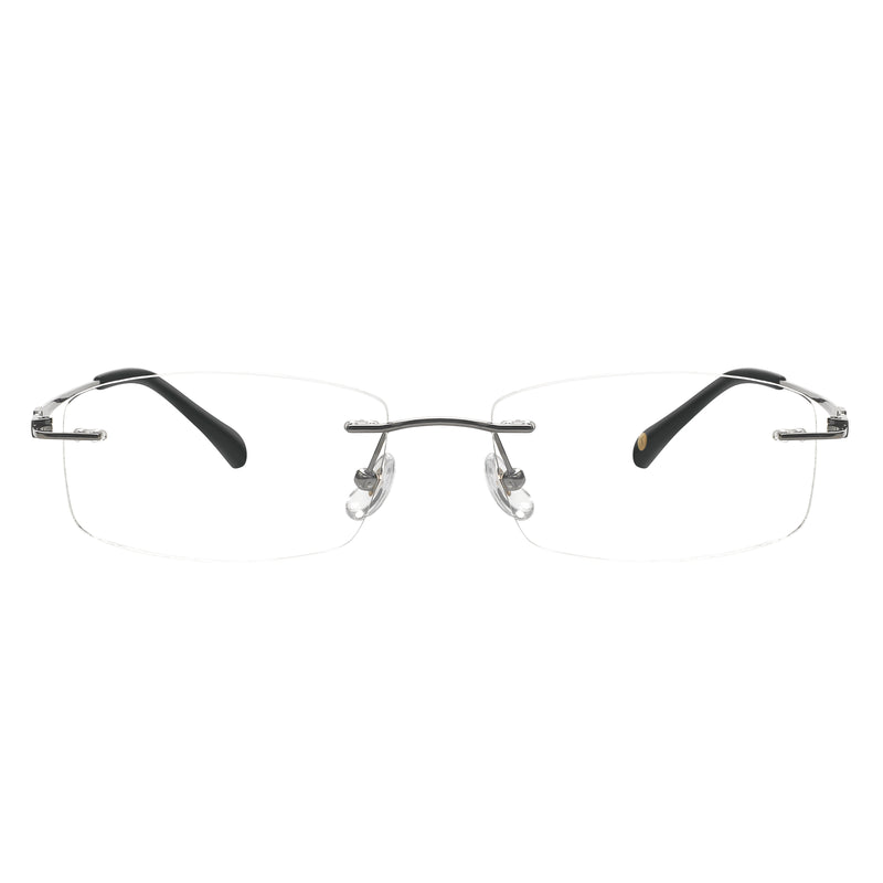 Mathew Rectangle Rimless Glasses