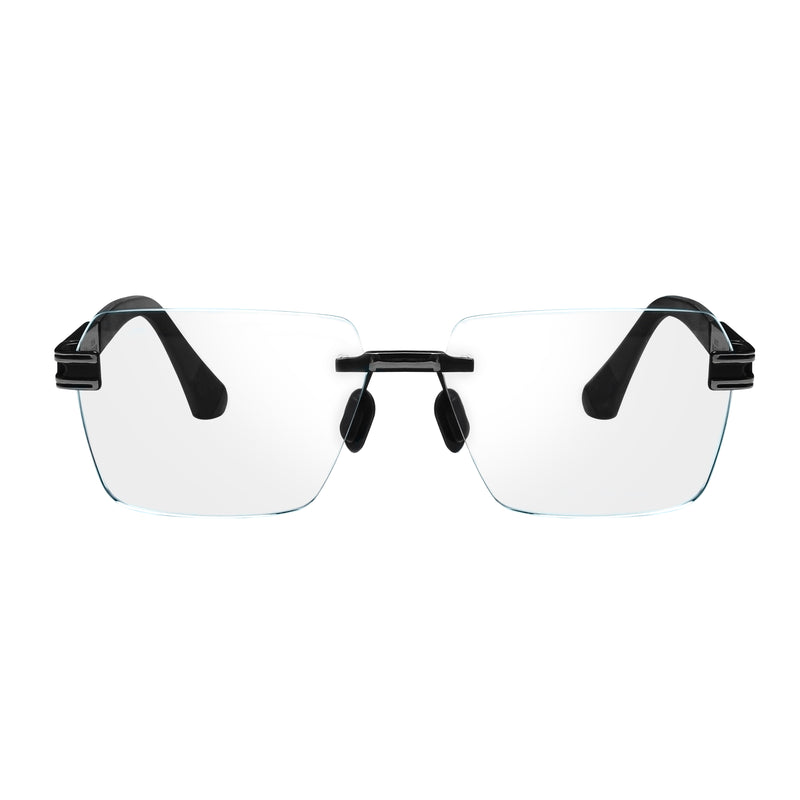 Ahmir Rimless Rectangle Sunglasses