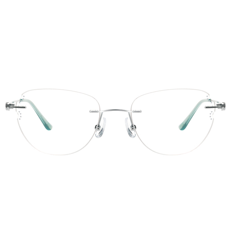 Nixon Rectangle Rimless Glasses