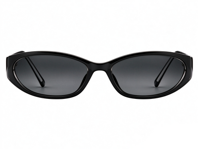 SlimArc Retro Oval Sunglasses