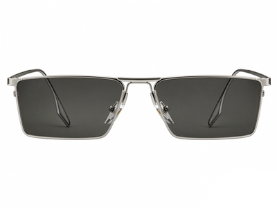 EdgeLine Rectangular Metal Sunglasses