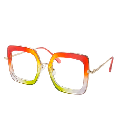 Emeri Geometric Full frame Acetate Eyeglasses