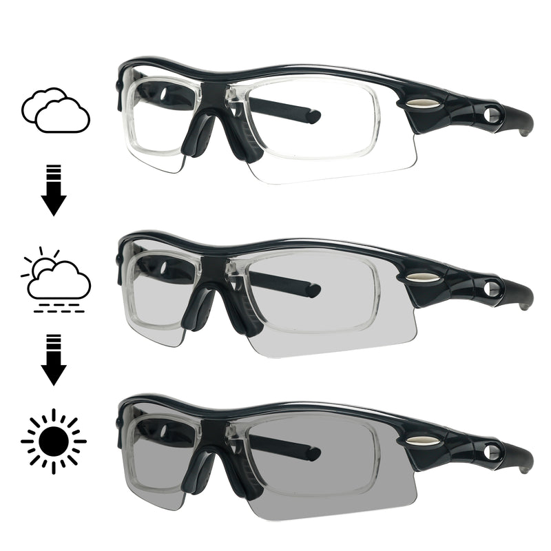 Zavier Prescription photochromic cycling Glasses