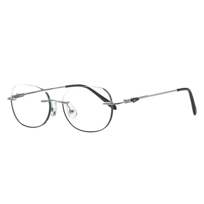 Yahya Oval Rimeless  Glasses