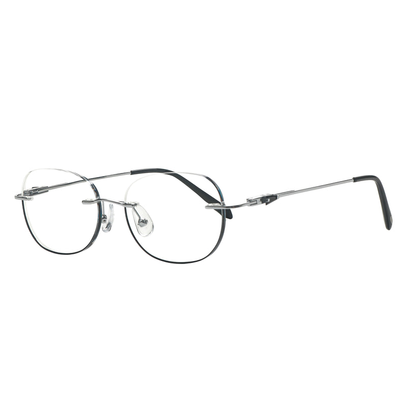 Yahya Oval Rimeless  Glasses