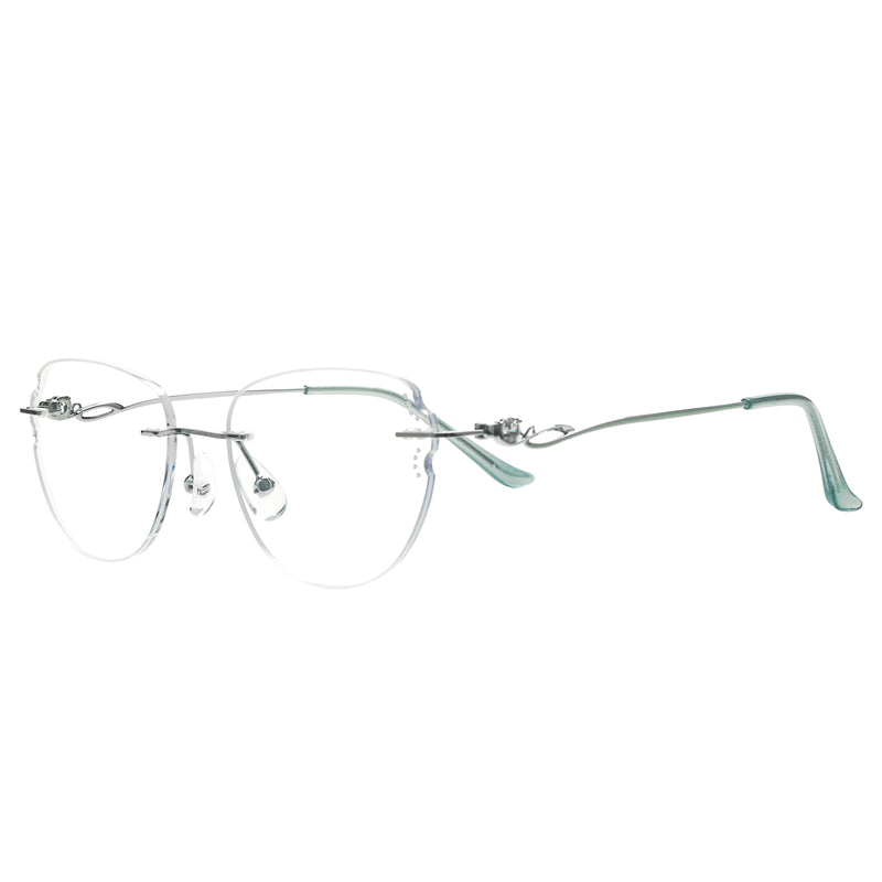 Nixon Rectangle Rimless Glasses