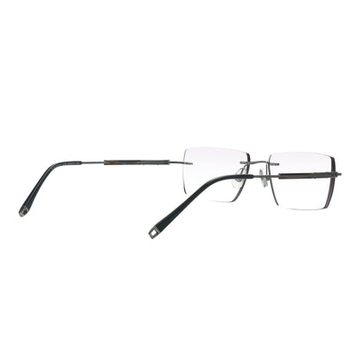 Justice Rectangle Titanium Rimless Glasses