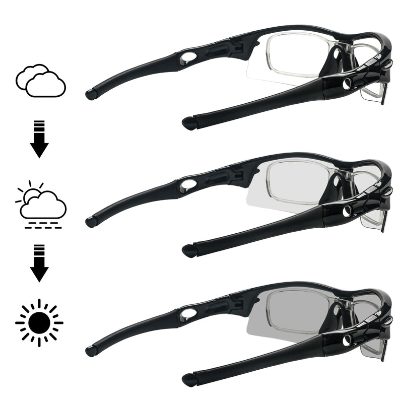 Zavier Prescription photochromic cycling Glasses