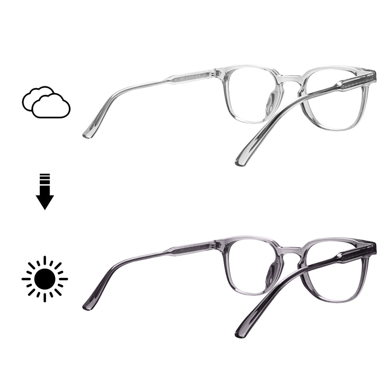 Jazmin Rectangle Transition Eyeglasses