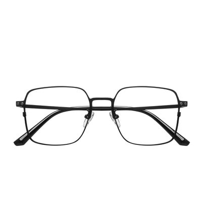 Gavin Acetate Rectangle Magnetic Clip on Glasses