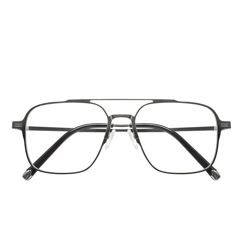 Beckham Acetate Rectangle Magnetic Clip on Glasses