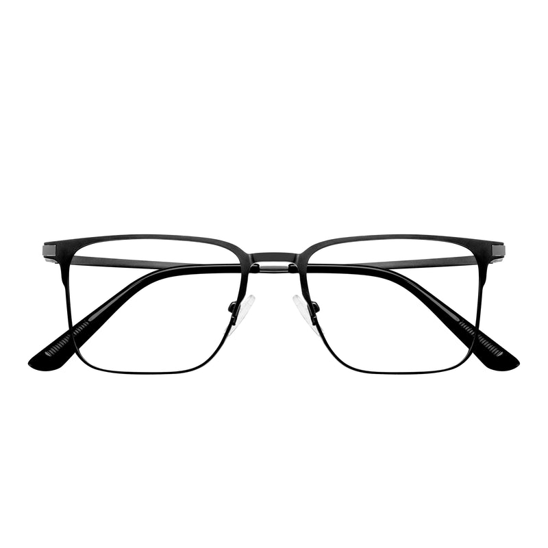 Oscar Acetate Rectangle Magnetic Clip on Glasses