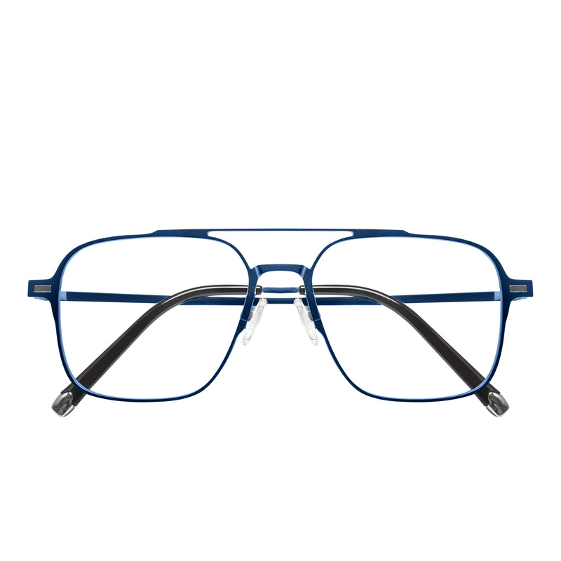 Beckham Acetate Rectangle Magnetic Clip on Glasses