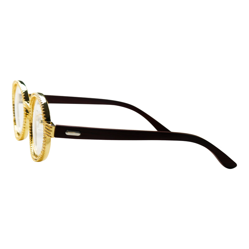 Iced Iconic Round Hip Hop Prescription Glasses