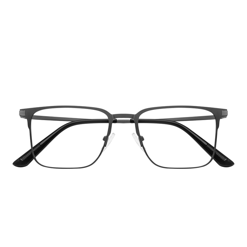 Oscar Acetate Rectangle Magnetic Clip on Glasses