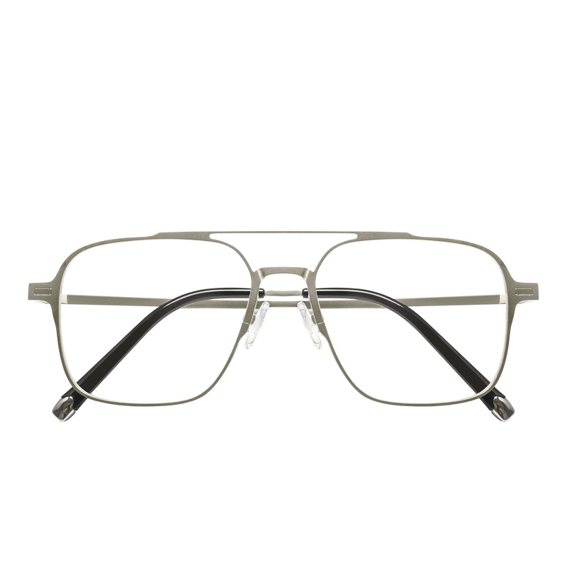 Beckham Acetate Rectangle Magnetic Clip on Glasses