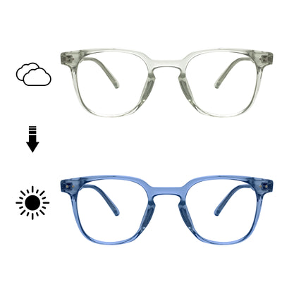 Jazmin Rectangle Transition Eyeglasses