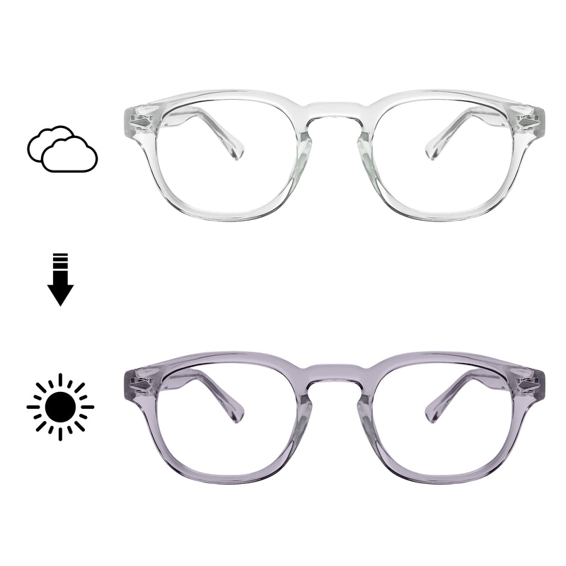 Ila Rectangle Transition Eyeglasses