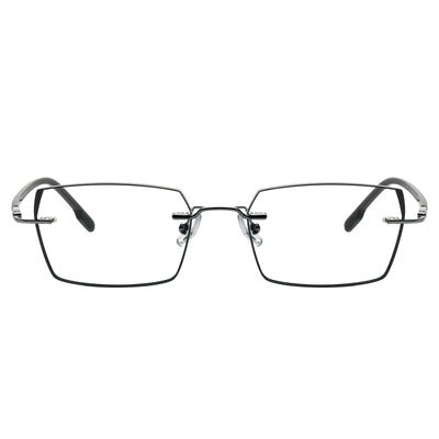 Jericho Rectangle Rimless Glasses