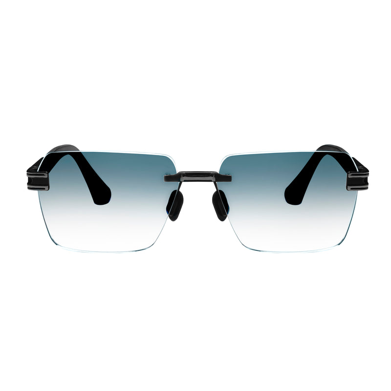 Ahmir Rimless Rectangle Sunglasses