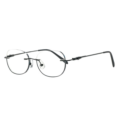 Yahya Oval Rimeless  Glasses