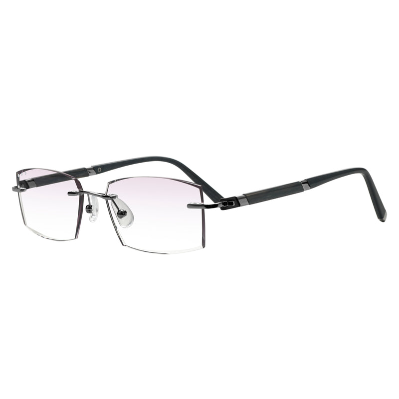 Jovanni Rectangle Rimless Glasses