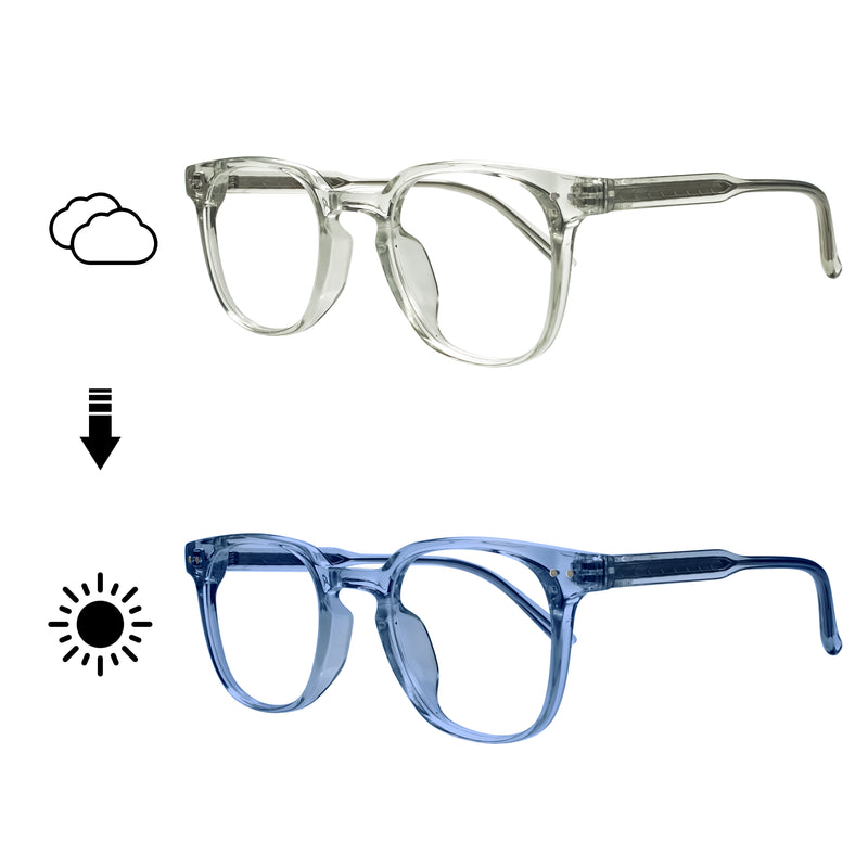 Jazmin Rectangle Transition Eyeglasses