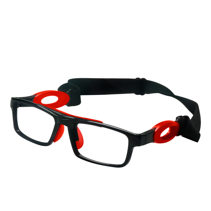 Nolan Rectangle Acetate Basketball Glasses